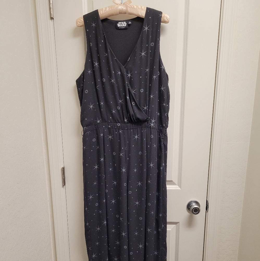 Star Wars Black Print Jumpsuit